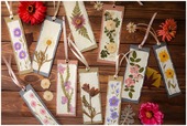 Pressed Flower Bookmarks