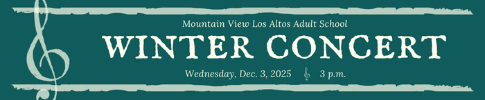 MVLA Adult School Winter Concert