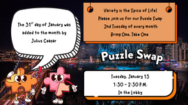 2026 JANUARY PUZZLE SWAP