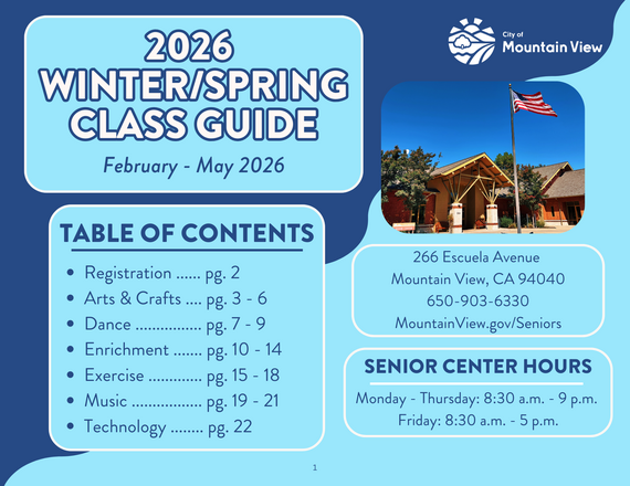 2026 WINTER/SPRING CLASS GUIDE