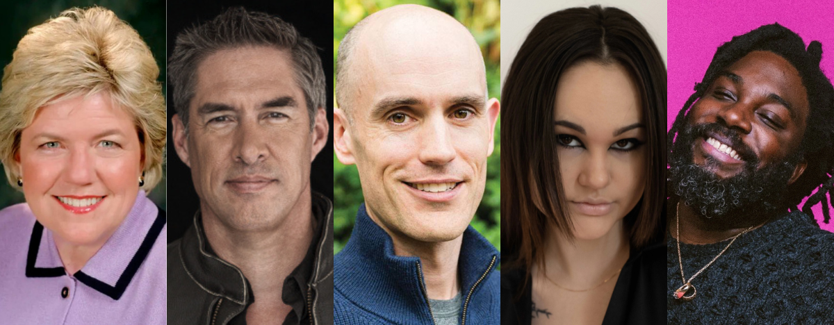 Headshots of all authors featured in the April Online Author Series