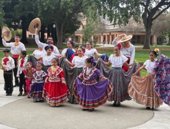 Photo of a group of dancers from Raices de Mexico in cultural dress