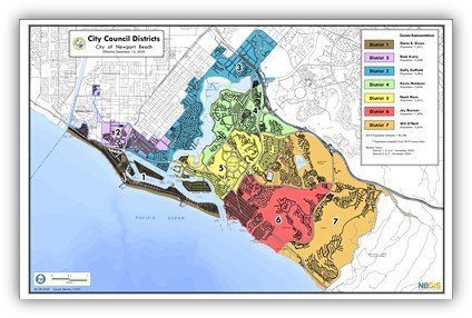 Picture of the New City Council District Map