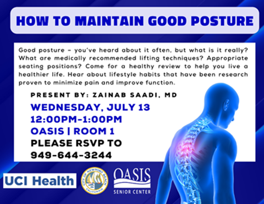 OASIS and UCI Health Lectures