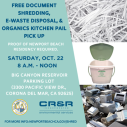 october 22 shred and e-waste event