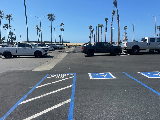 Photo of restored parking lot