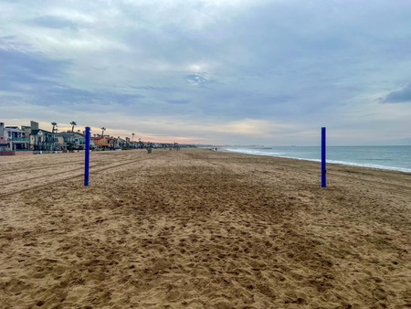 Photo of beach volleyball courts