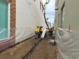 Image of alley reconstruction