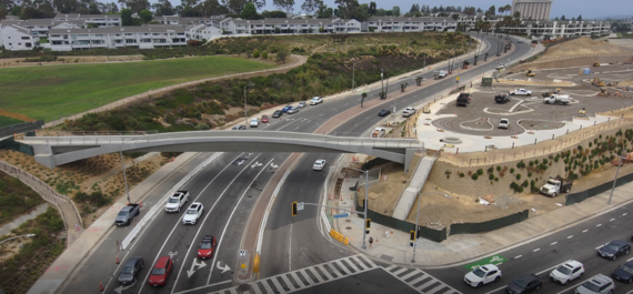 Image of construction at superior bridge