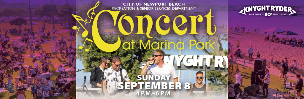 Image of free concert at Marina Park 