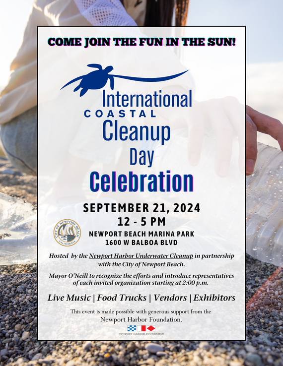 Underwater cleanup invitation