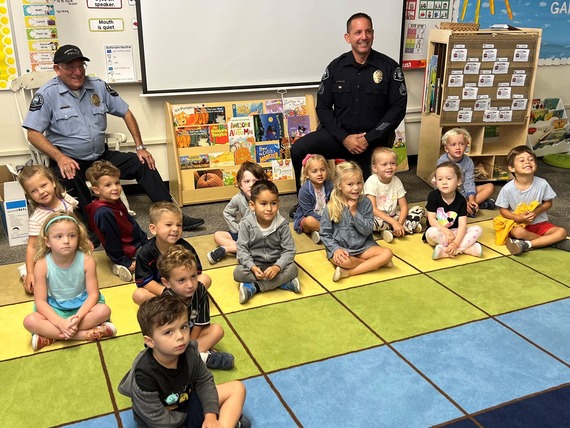 Image of NBPD at Newport Heights Elementary