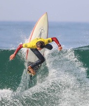 surfer on a wave