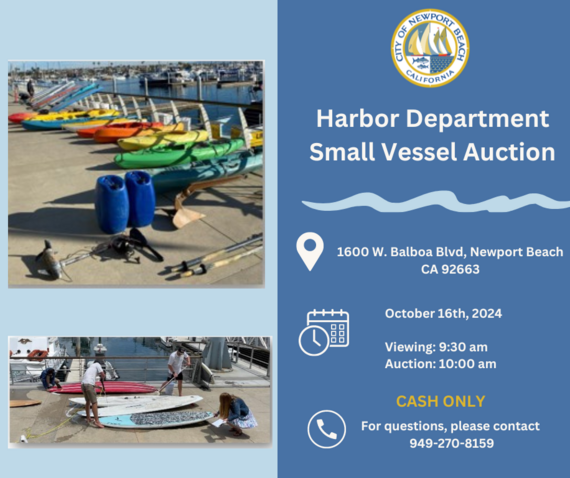 Image of Vessel Auction Flyer