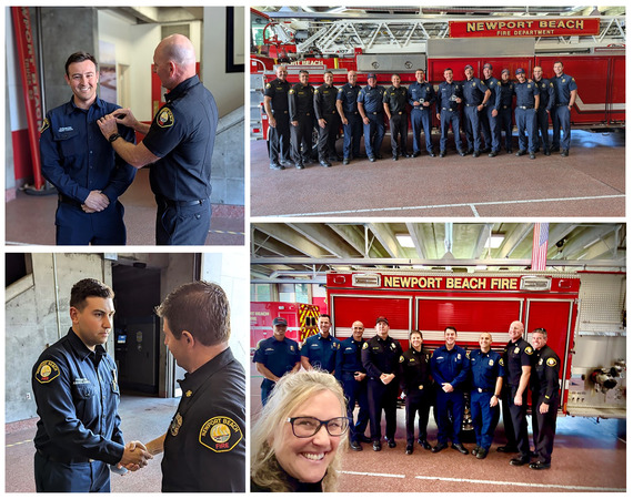 Image of Fire Department Probationary Ceremony