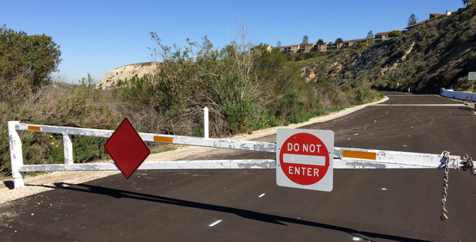 image of road closure