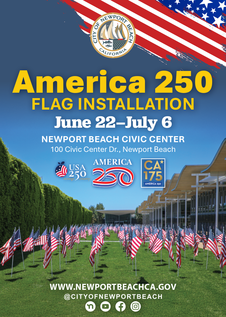 flyer for America 20 Flag installation