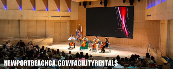 to find more information on witte hall rentals, visit newportbeachca.gov/facilityrentals 