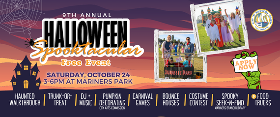 9th Annual Halloween Spooktacular Event Saturday October 24 from 3-6 p.m. 
