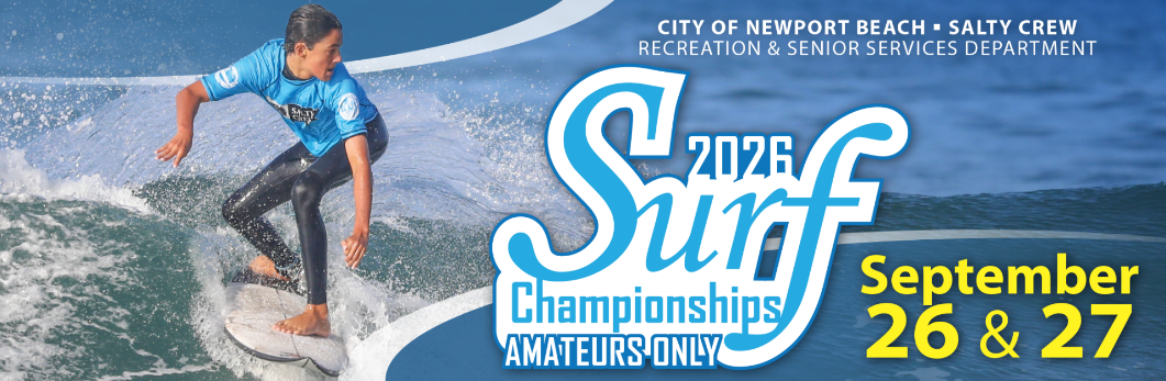 graphic for the 2025 Surf Championships Amateurs Only event on September 26 and 27