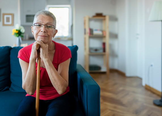 Elderly Woman at Home