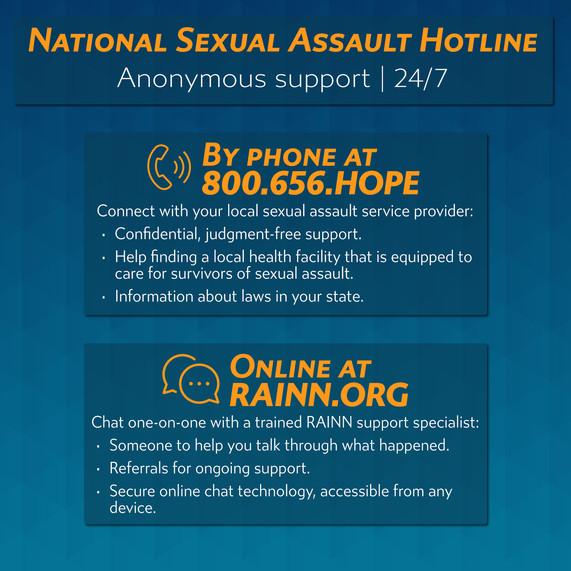 Sexual Assault Awareness Month Contact Info