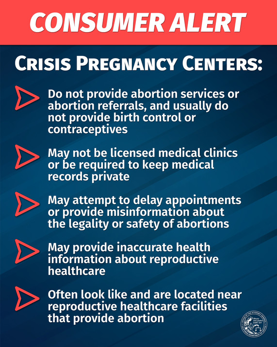 Pregnancy Crisis Center Consumer Alert
