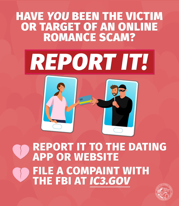 Romance Scams graphic