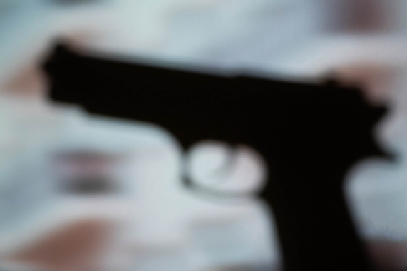 Blurry Gun Sillhouette