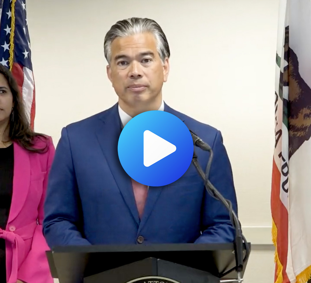 Video - Attorney General Bonta Sues Crisis Pregnancy Centers 