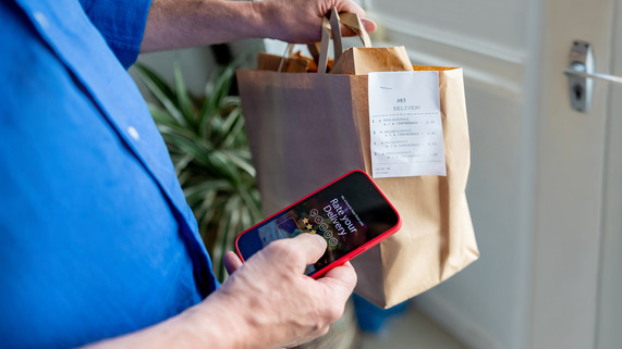 Food delivery driver