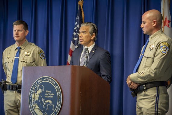 Picture of AG at another press conference