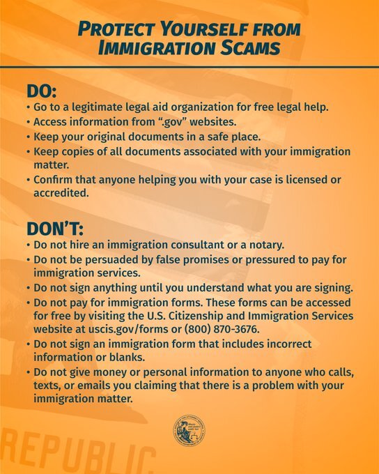 Immigration Scams