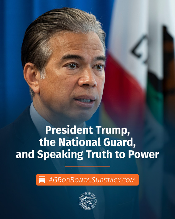 Substack post on Trump, the National Guard and Speaking Truth to Power