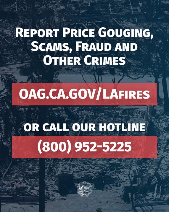 LA Fires Price Gouging - Report It