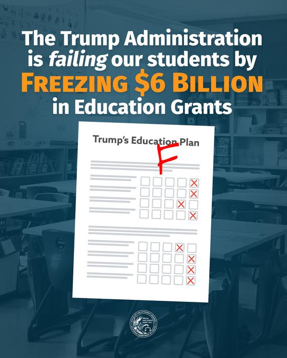 Trump Administration is failing our students