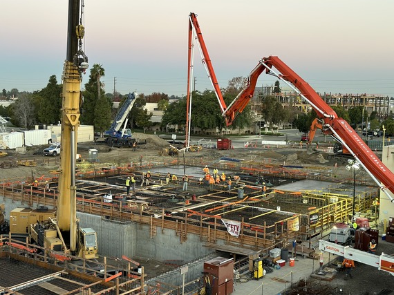 Headworks construction project P1-105