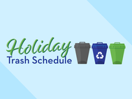holiday trash recycle