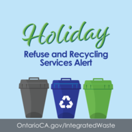 Holiday Refuse and Recycling Collection 