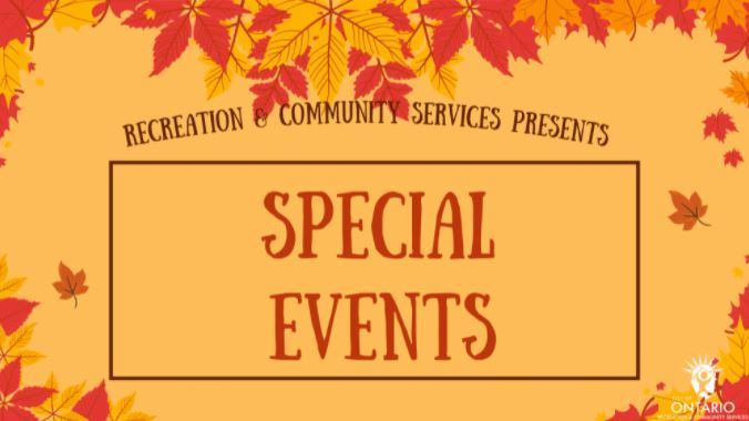 Fall Special Events
