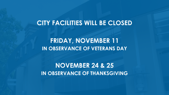 City Facilities Closure - November 2022