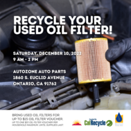 Recycle Used Oil Filter