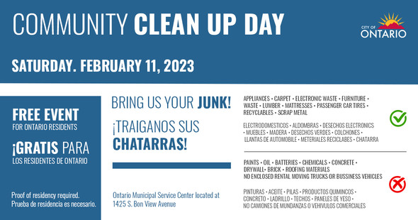February 2023 Community Cleanup Day