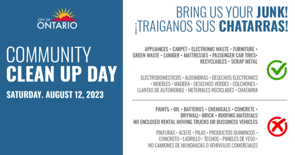 August Community Clean Up Day