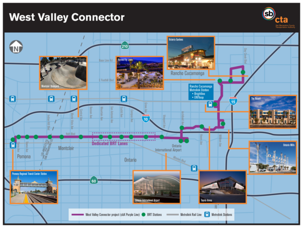 West Valley Connector Map