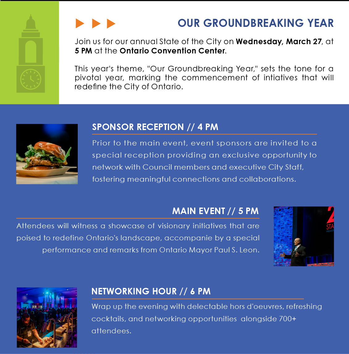 City of Ontario State of the City 2024 Our Groundbreaking Year