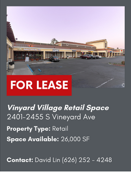 For lease - 2401-2455 S Vineyard Ave