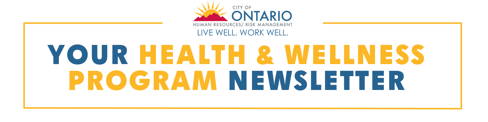 Health & Wellness Program Newsletter - April