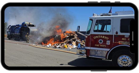 Trash Truck Fires