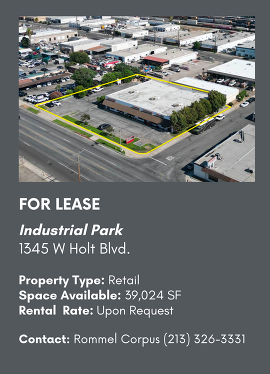 For Lease -- Industrial Park